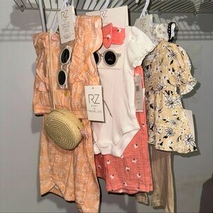 *SOLD* Baby Girl Summer Matching Outfit Sets Bundle - 18M NWT
